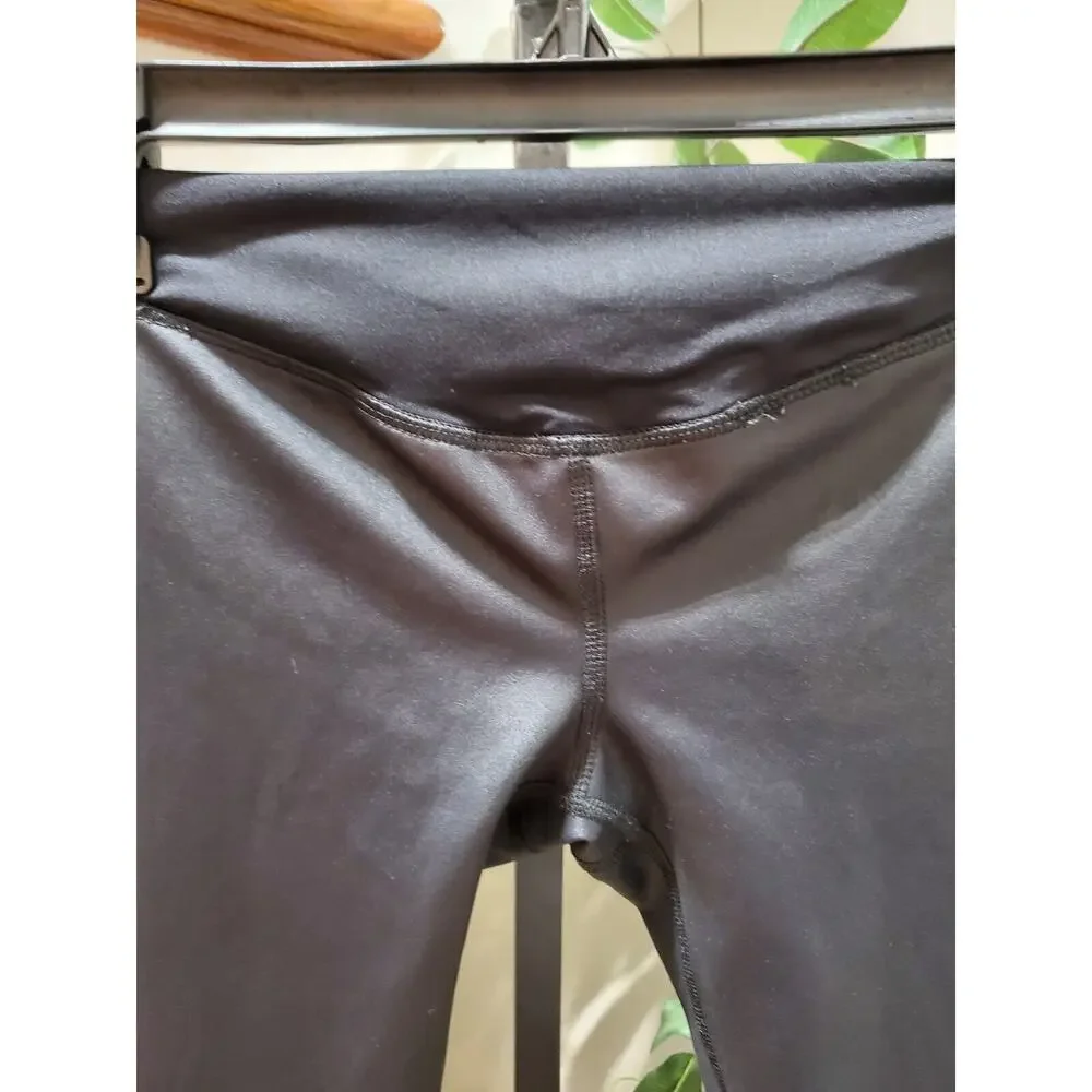 Ingrid & Isabel Black Polyester Mid Rise Skinny Fit Maternity Leggings Size M - Picture 2 of 10